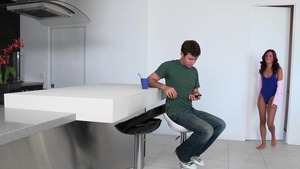 Pure18.com: Maryjane Johnson and James Deen cum in her pussy