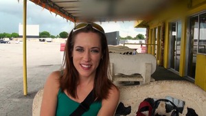 StreetBlowjobs: Skinny and bald Heidi Winters squirting