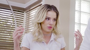 DirtyMasseur - Bald Miss Raquel brunette spanking porn