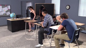 Big Tits at School - Ava Addams is inked student