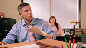 Big Tits at Work - Alektra Blue in thong reverse cowgirl HD