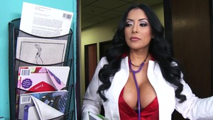 Doctor Adventures: Cumshot with bald latina stepmom Kiara Mia