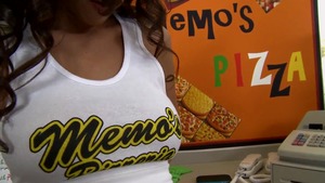 Big Tits in Uniform - April O'Neil and Johnny Sins sex scene