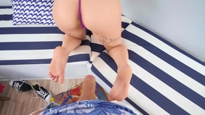 Captain Stabbin: Girl Tiffany Watson bikini twerking outdoors