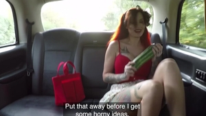 FakeTaxi.com: Inked Alexxa Vice giving head for John