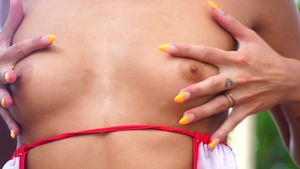 Nubiles.net: Shaved brunette Dana Wolf helps with plowing hard