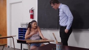 Cum 4K - Hardcore sex in the company of teacher Adria Rae