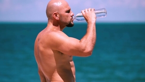 Exotic4K - Victoria Vice pickup at the beach