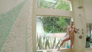 SpyFam.com: Alex Grey fucked hard in shower