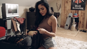 Teen Fidelity: Naomi Woods enjoys hard nailining