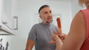 Brazzers Exxtra: Cory Chase fucks with large dildo