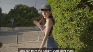 Public Agent: Caomei and Juan Lucho cumshot