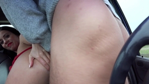 StrandedTeens - Vicky Love goes wild on cock porn