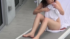 PervsOnPatrol: Kylie Quinn accompanied by Pink Pussy