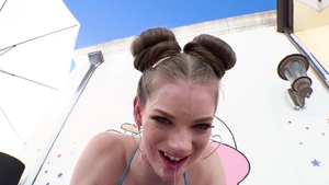 Swallowed: Erin Everheart in sloppy hard drool