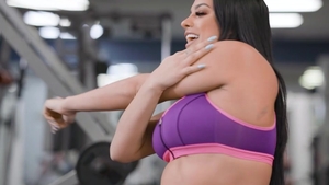 LetsDoeIt: Tony Rubino & Selina Bentz cumshot in the gym