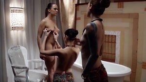 LetsDoeIt - European brunette Blue Angel domination cumshot