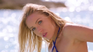 BLACKED.com: Blonde haired Angelika Grays seduced at the beach