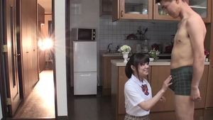 JavHD - Sweet Haruka Miura college girl blowjob scene