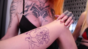 AltErotic.com: Inked blonde babe has a taste for hard slamming