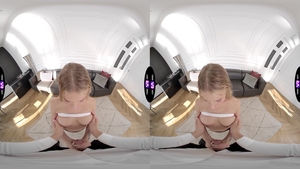 TmwVRNet.com: Beautiful blonde haired yoga