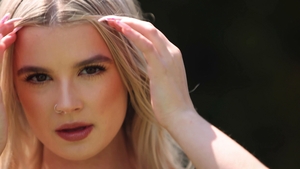 HardX: Black Lingerie, Blonde Beauty, and Gamble's Gaze